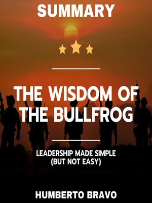 cover image of Summary of the Wisdom of the Bullfrog
